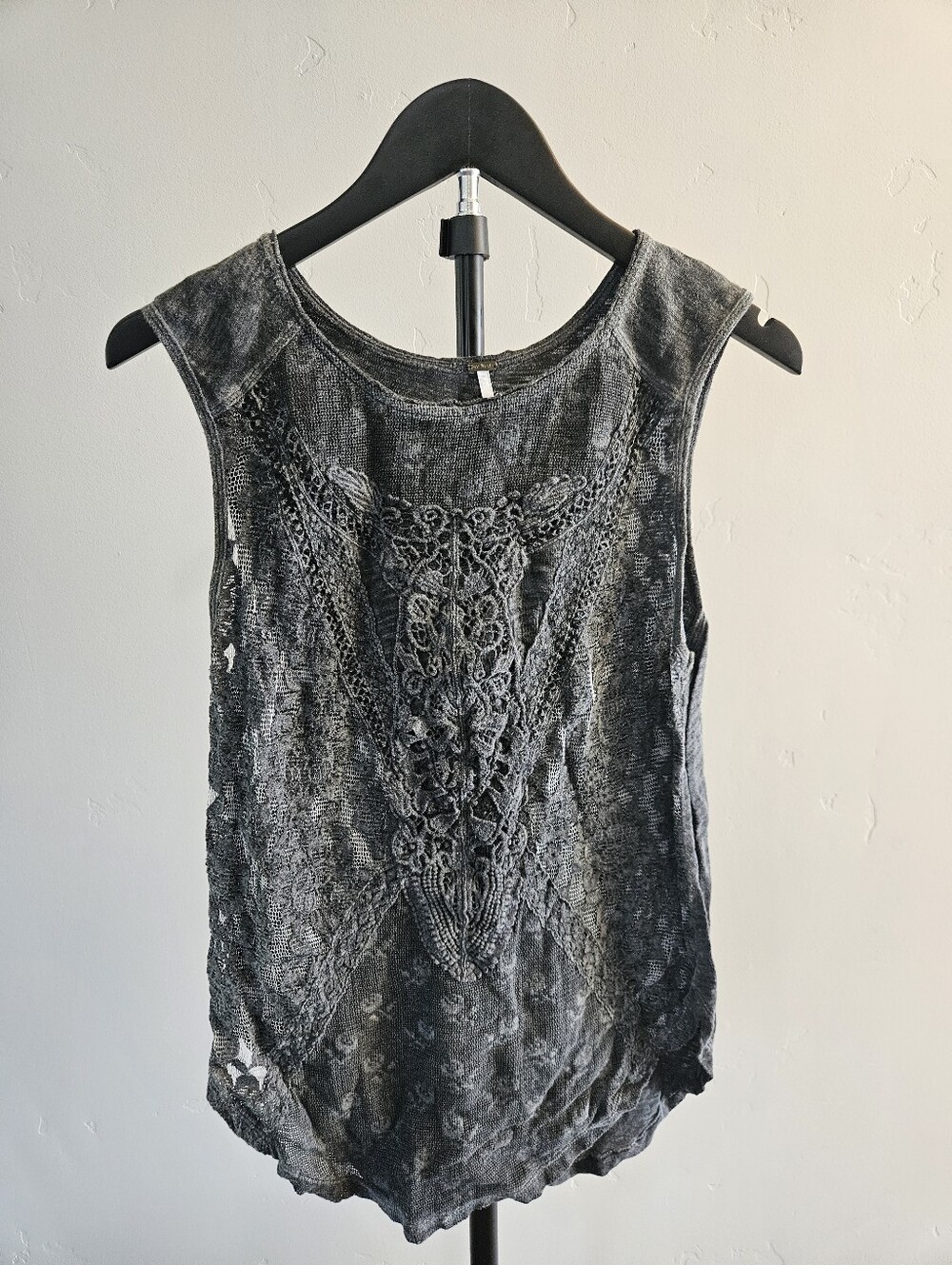 Free People Not So Sweet Victorian Lace tank top